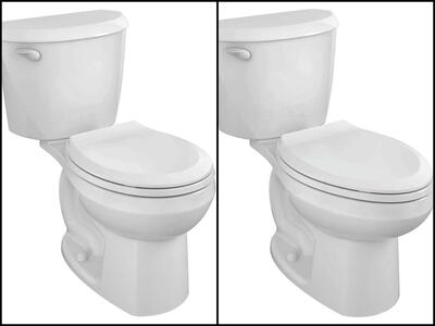 60% OFF! - NEW American Standard Colony 3 Toilet - Round or Elongated Bowl - 2-Piece - White - With Valve - No Seat