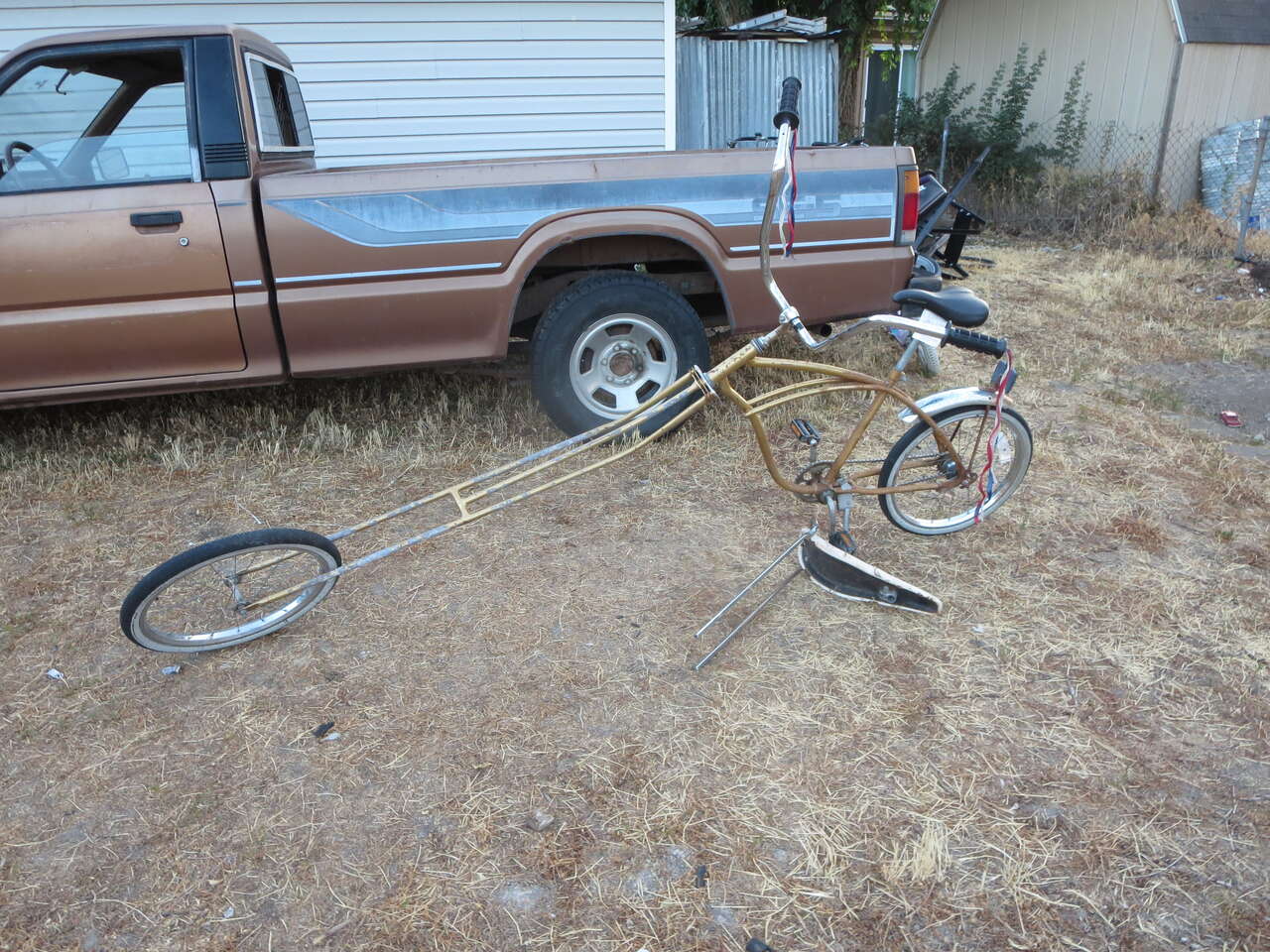 Vintage Bobber chopper its 10 feet long