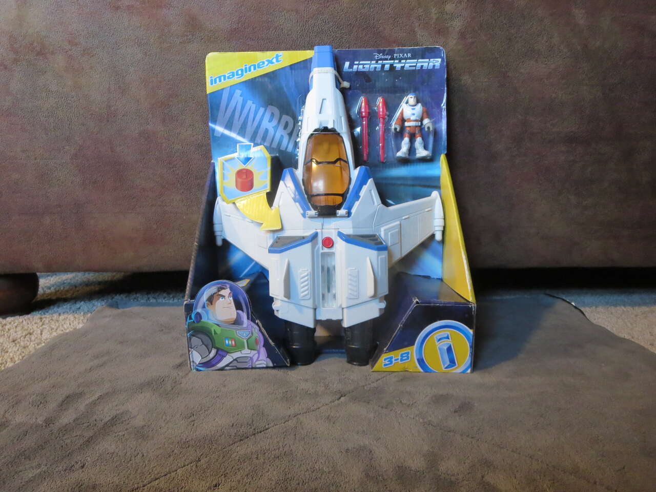 Imaginext Disney Lightyear Lights & Sounds XL-15 Spaceship 15" + Buzz Figure NEW