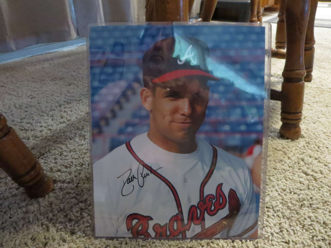 David Justice Autographed 8X10 COA