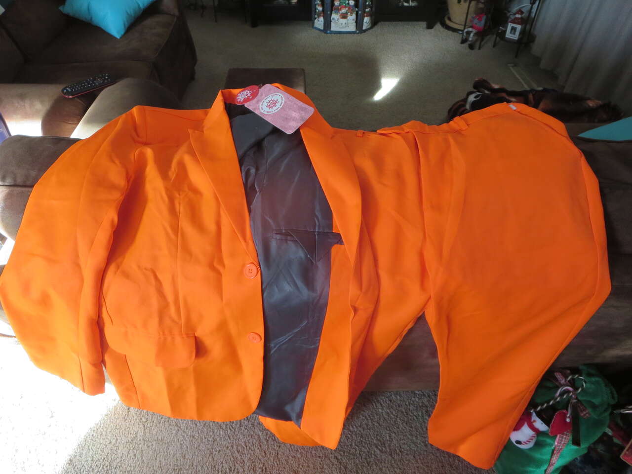 Christmas Suit Party Funny Novelty Xmas 2 XL (YOU LOOK UGLY TODAY)