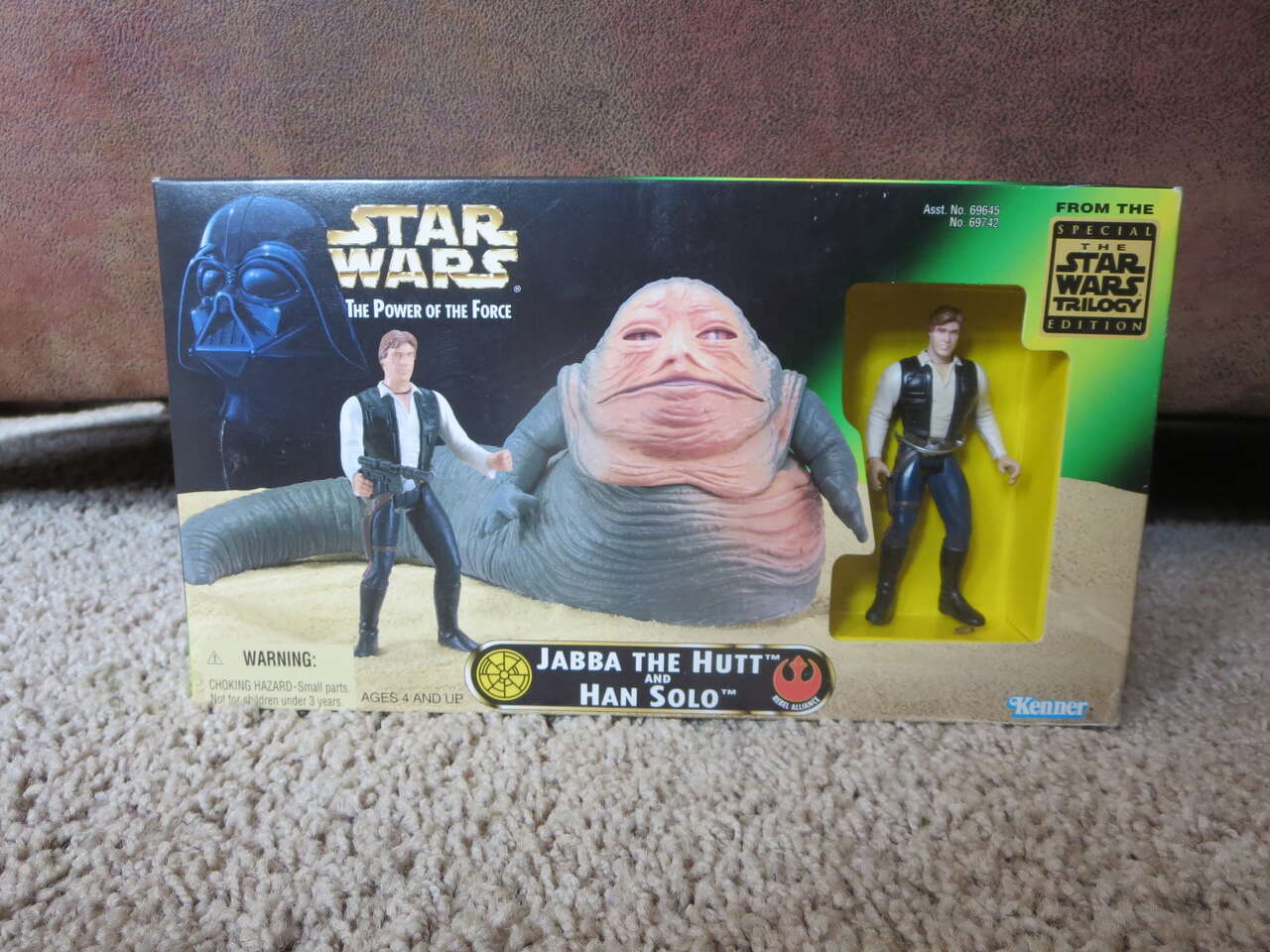 Kenner Jabba the hut Hon Solo set 1997