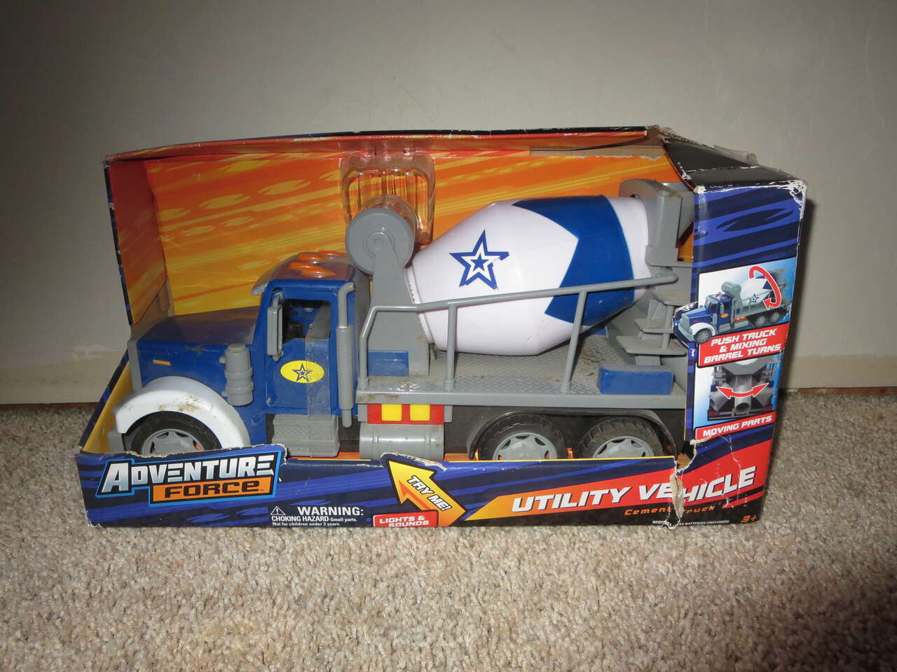 Adventure force utility vehicle cement mixer new