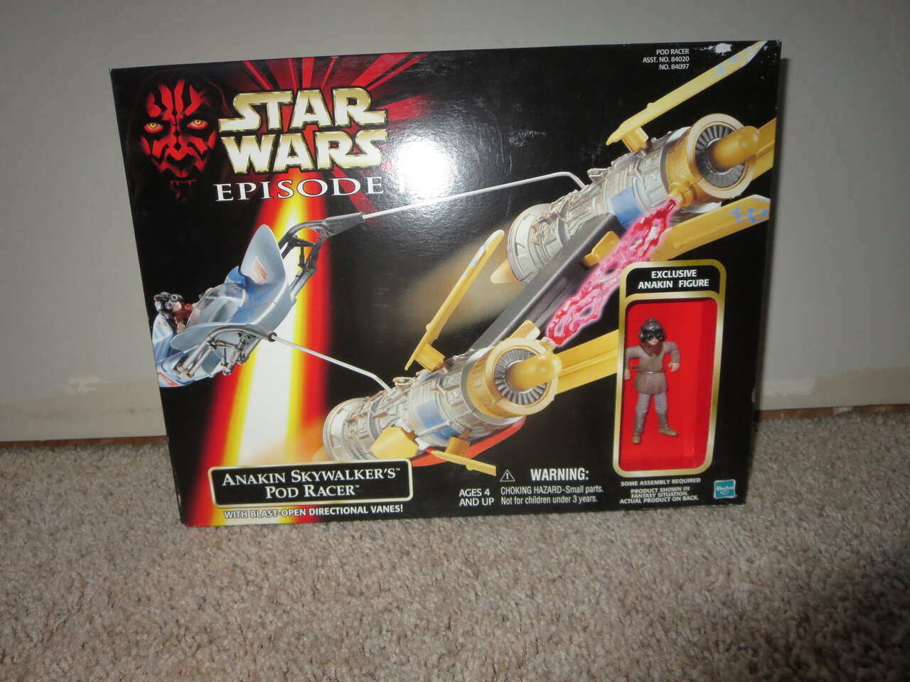 1996 Star Wars Episode 1 Anakin Skywalker's Pod Racer with Exclusive Figure. NIB