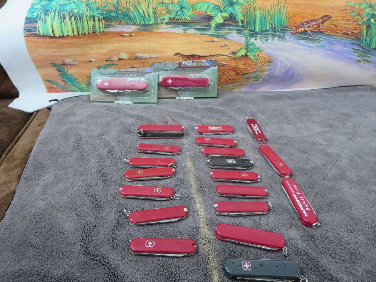 Victorniox Swiss made keychain pocket knives
