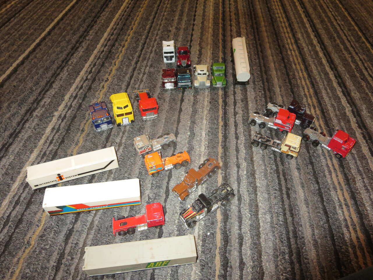 Vintage hot wheels Semi Tractor trailers 60s 70s 90s