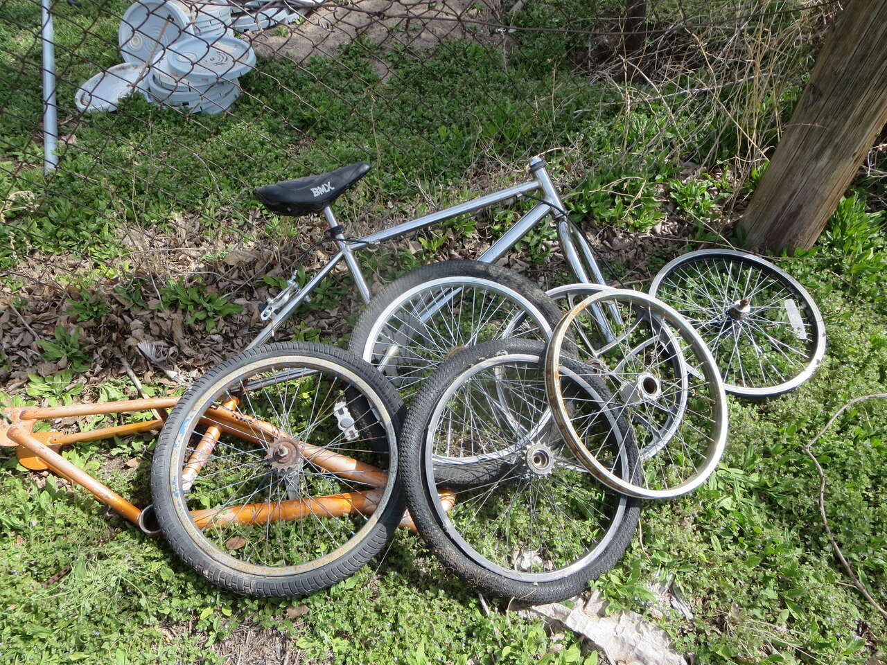 Vintage BMX Frames Parts lot