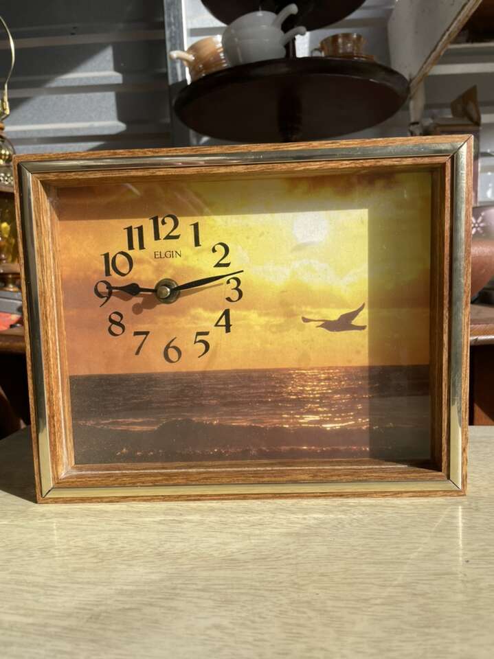 Vintage Shadow box Clock