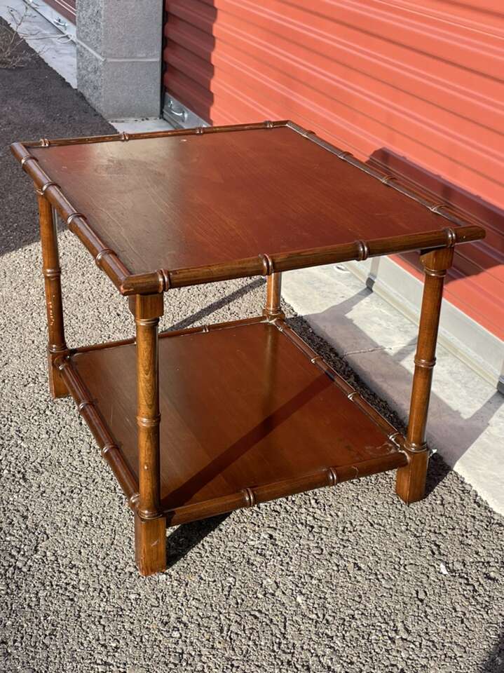 Vintage Wood Side Table