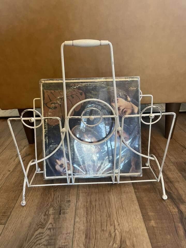 Vintage Vinyl/magazine Rack