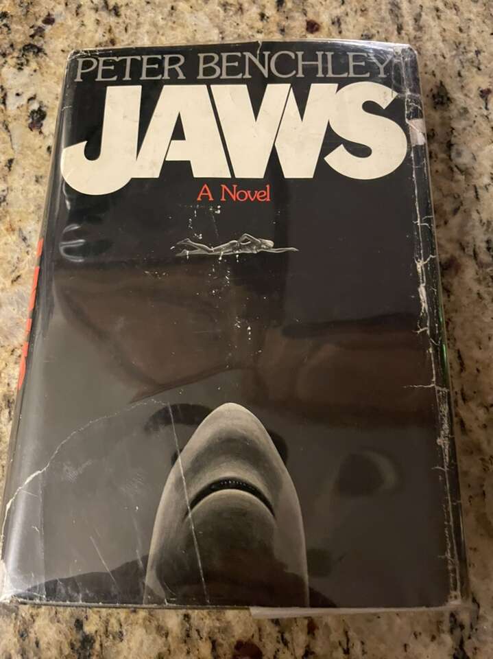 First Edition JAWS 1974 Hardcover Book