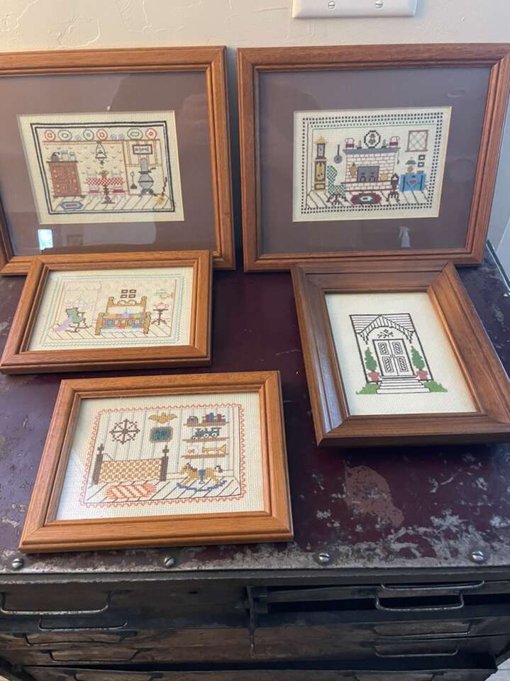MCM Needlepoint Artwork