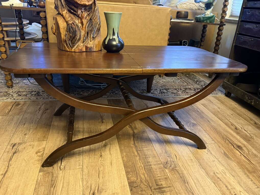 Antique Campaign Coffee Table
