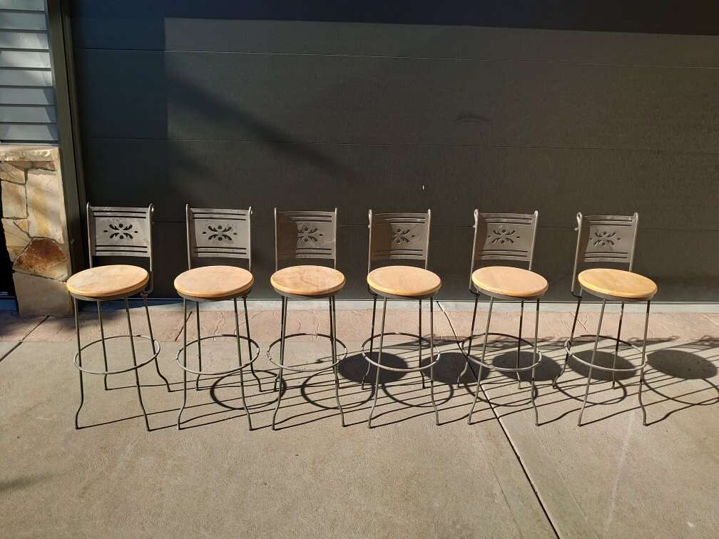 Bar stools. Bar 30" seat height. Wood… Furniture