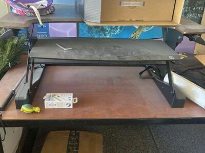 Office Table And Stand Up Convertor