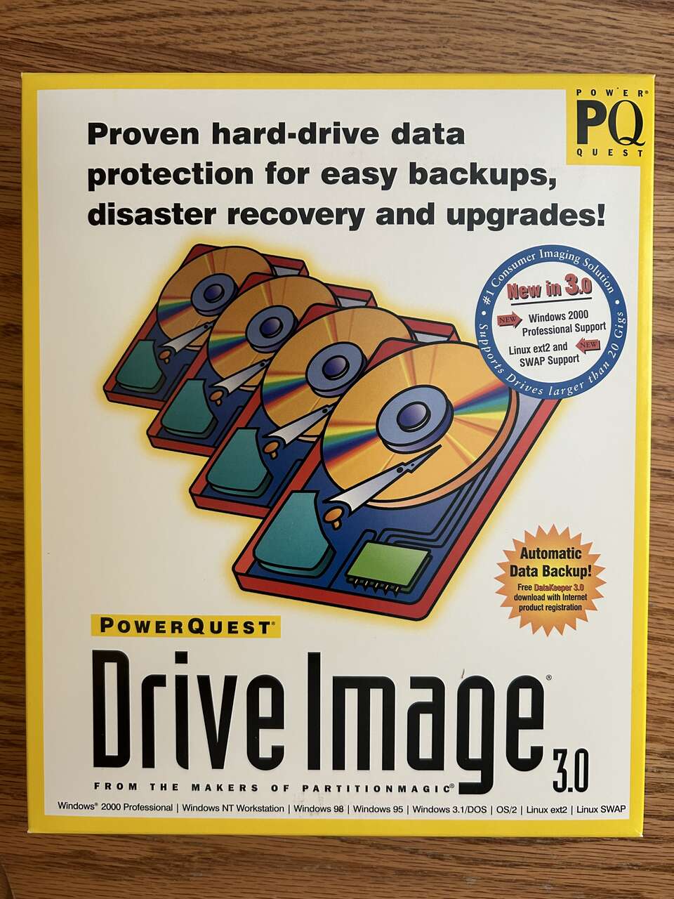 PowerQuest Drive Image 3.0 software