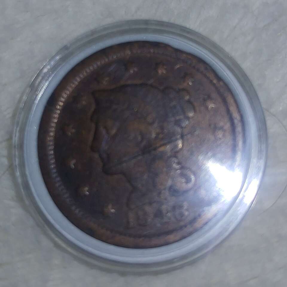 1848 large cent US