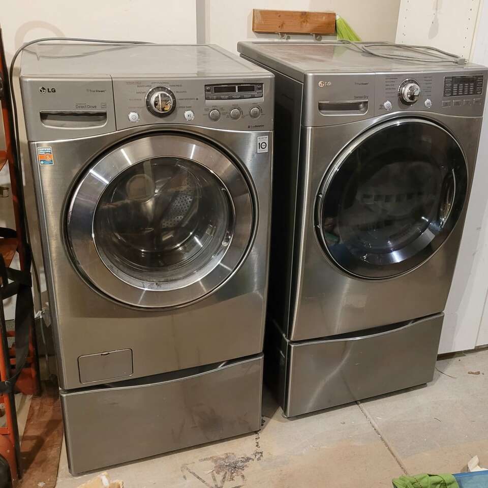 LG washer and gas dryer Appliances