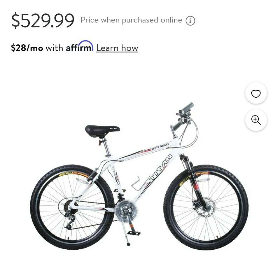 Titan white knight mountain bike online review