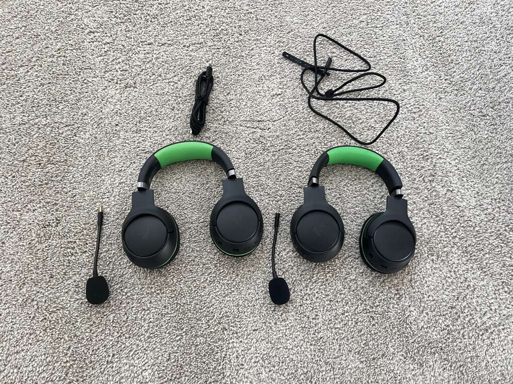 2x Razer Kaira Pro Wireless Xbox Gaming Headset