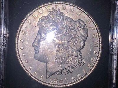 1882 CC Morgan Silver Dollar MS condition