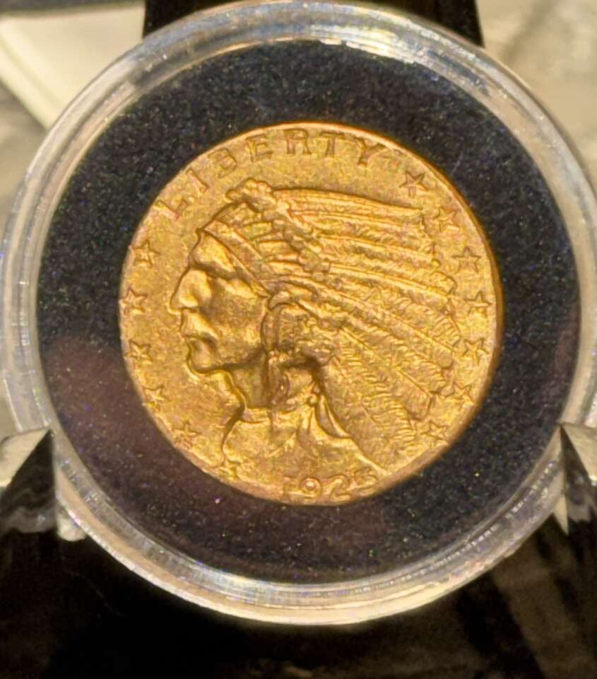 1925 Indian Head 2-1/2 Gold Coin