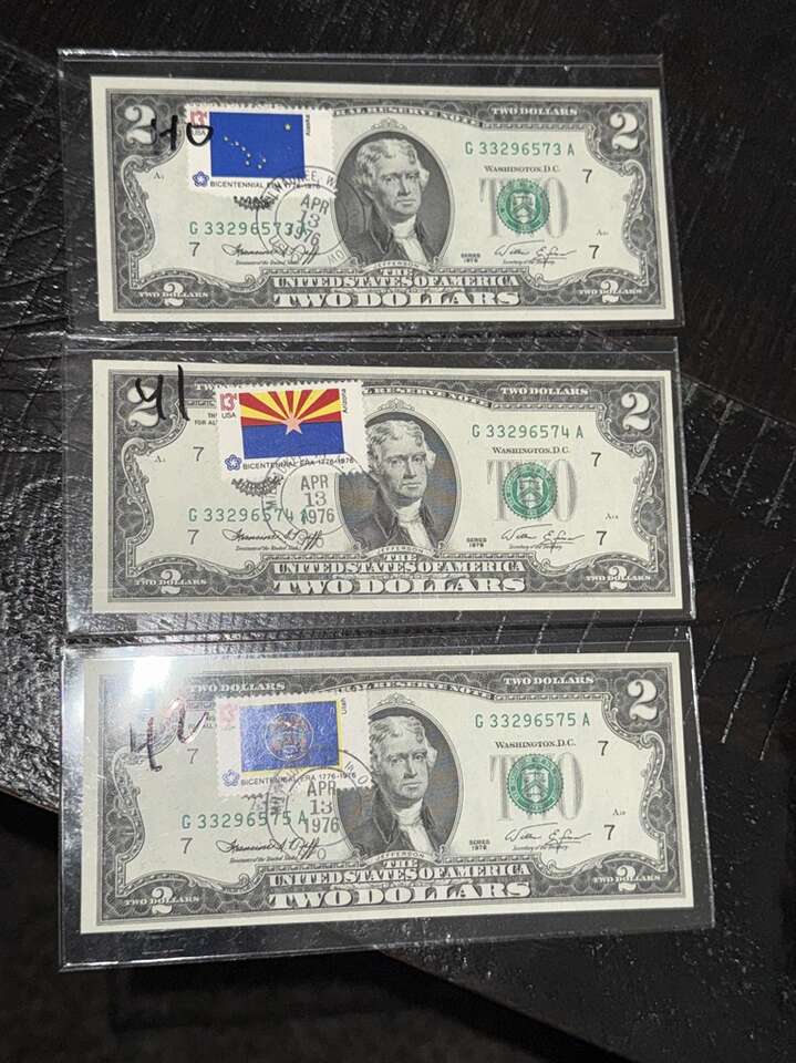 1976 2 Dollar 1st Day Of Issue Stamp