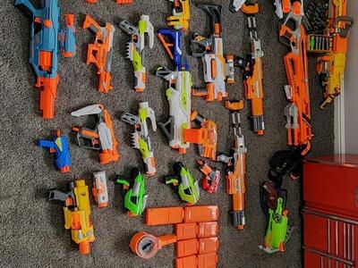 Lot of Nerf guns