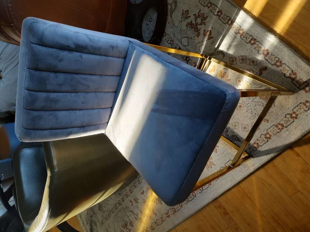 Velvet Counter Chair