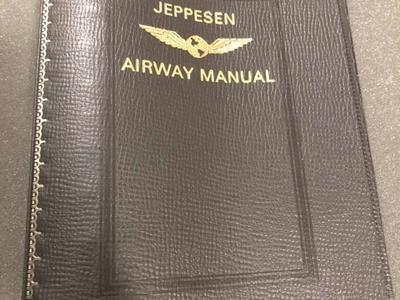 Jeppesen Pilot Leather Binders And Case