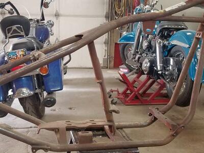 Kraftech harley-davidson frame.5 speed.ridged