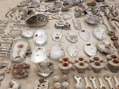 British motorcycle parts mix brands