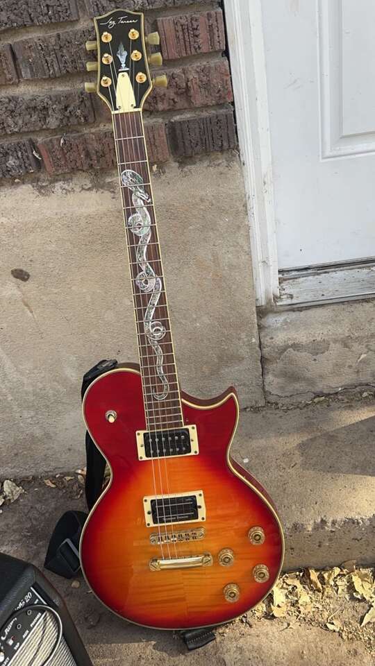 Electric Guitar And Amp Musical Instruments