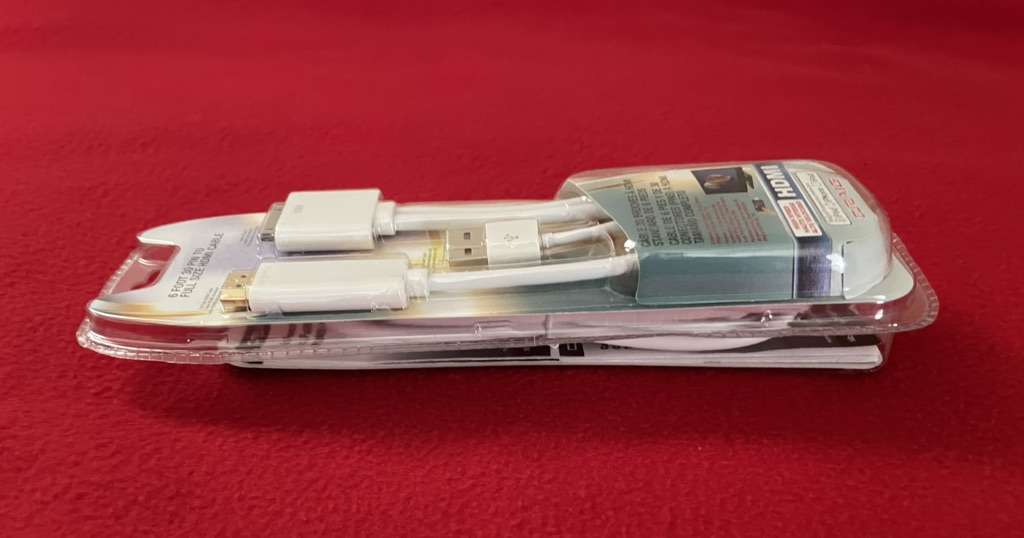 NEW 6 Foot 30 Pin To Full Size HDMI Cable.