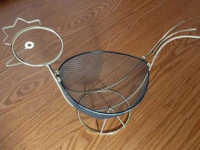 NEW Metal/Mesh Basket/Bowl/Decor