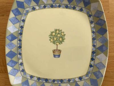 NEW Family/Party Size Square Serving Plate.