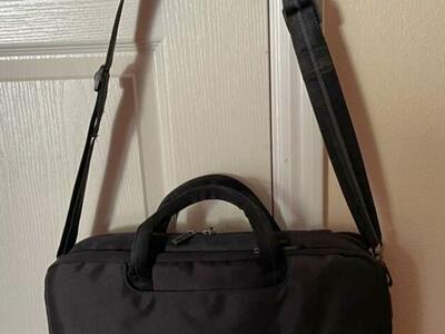 Black DELL Laptop Bag With Shoulder Strap