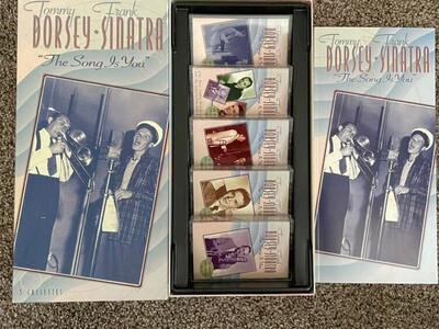 Vintage Set of 5 T.Dorsey&F.Sinatra Audio Tapes