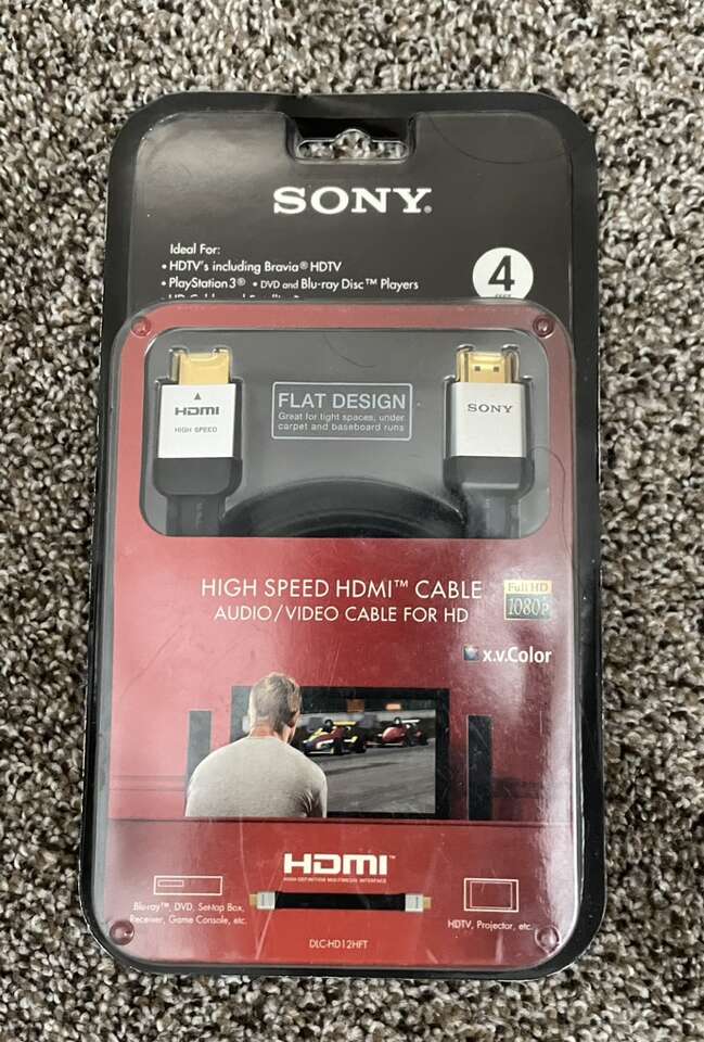 NEW Sony 4’ High Speed HDMI Cable