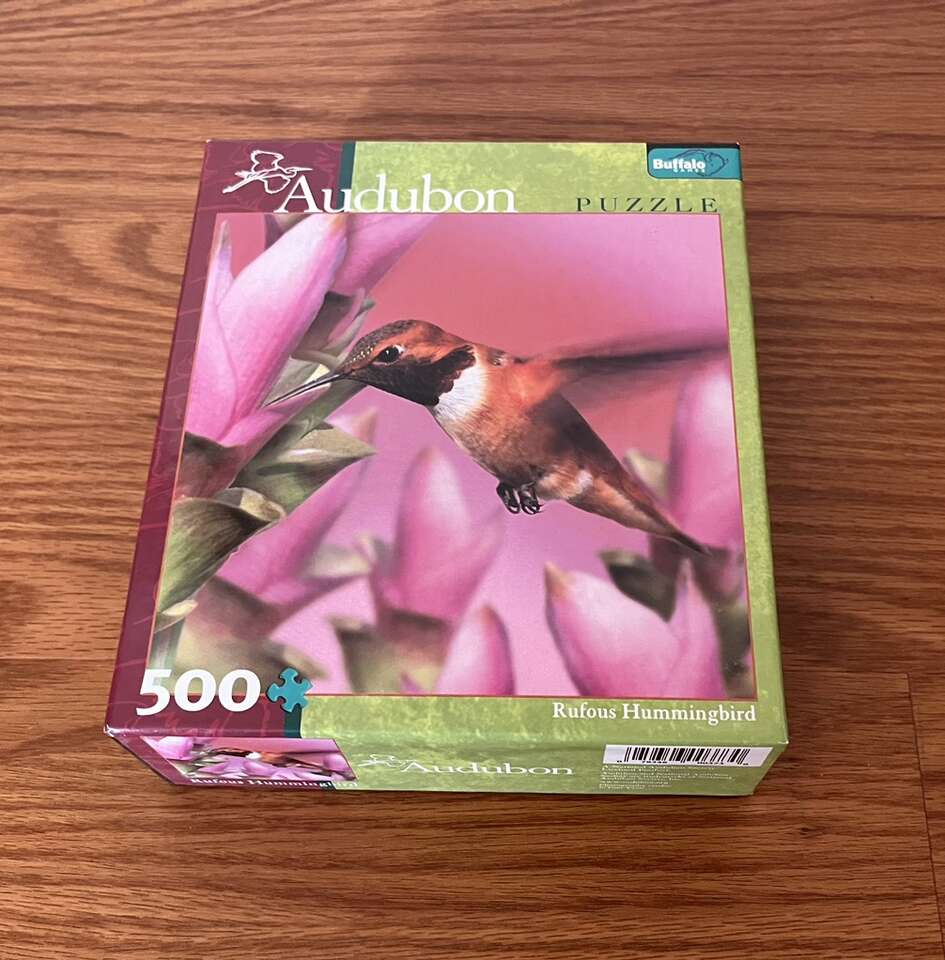 NEW 500 Pc Rufous Hummingbird Puzzle.