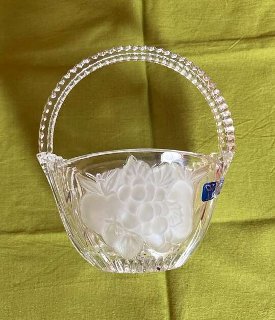 Crystal Basket/ Candy/dry Fruit & Nuts Bowl