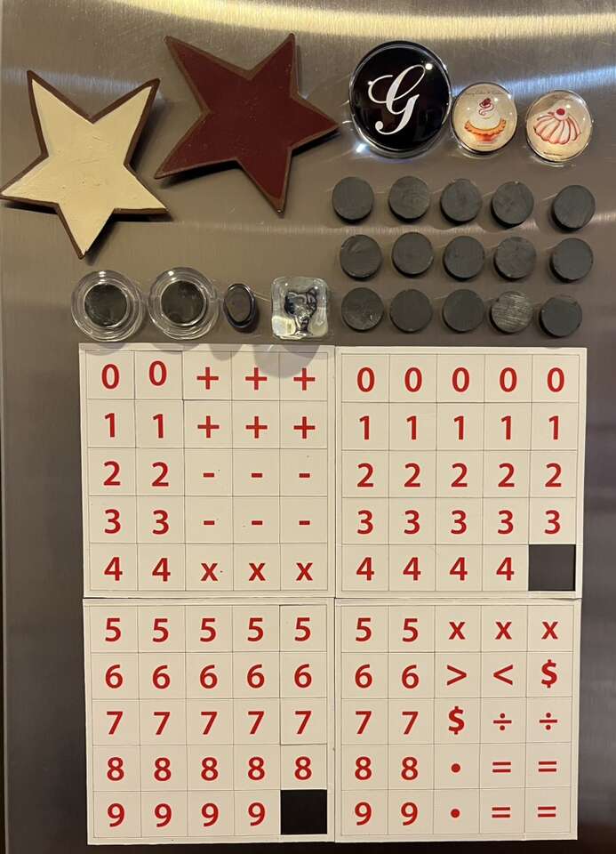 Little Magnetic Board/Fridge Magnets