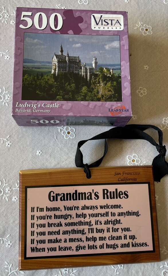Grandma’s Rules And 500 Pc Puzzle.