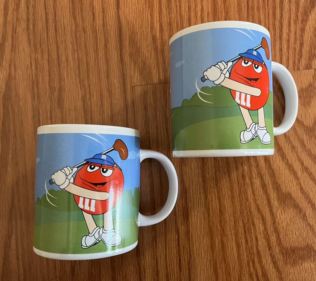 Two MMMs Baseball Mugs By Galerie.