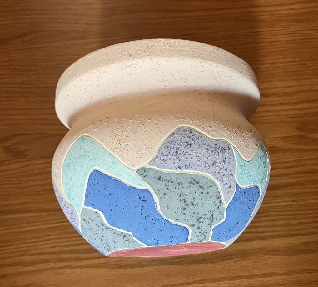 Beautifully Designed Signed Ceramic Pot/Bowl/Decor