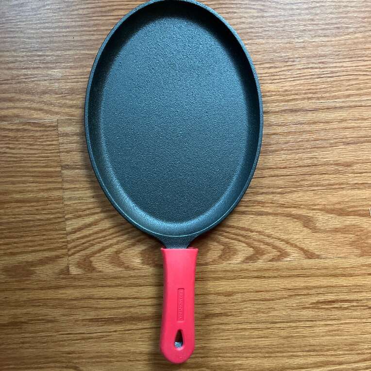 NEW Tramontina Oval Cast Iron Pan With HandleCover