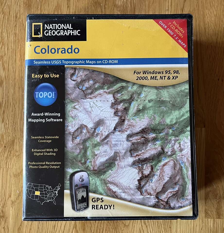 NEW NG USGS Topographic Maps Of Colorado.