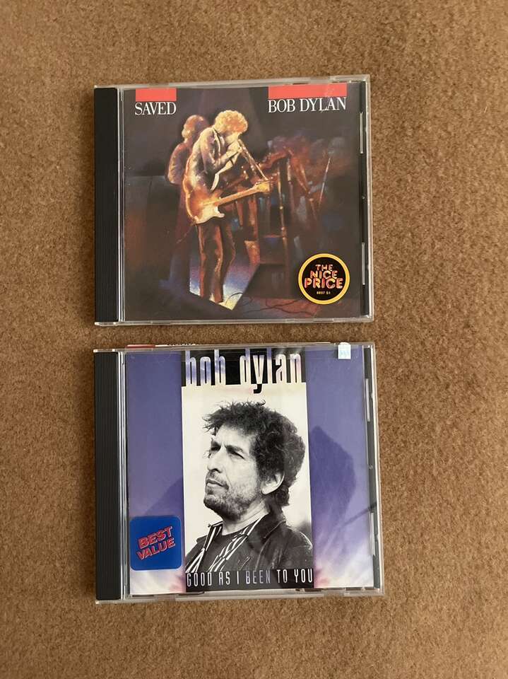 2 Bob Dylan CDs: Saved & Good As I Been To You