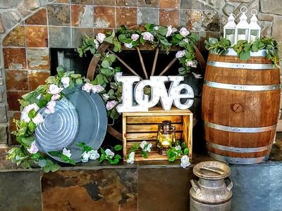 Rustic, Western, Antique Event; Wedding Decor Easels and Signs