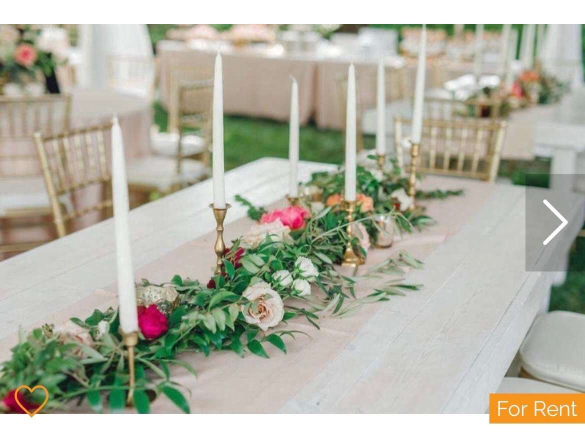 Brass Candlestick holders for Elegant, Vintage Event and Wedding Decor